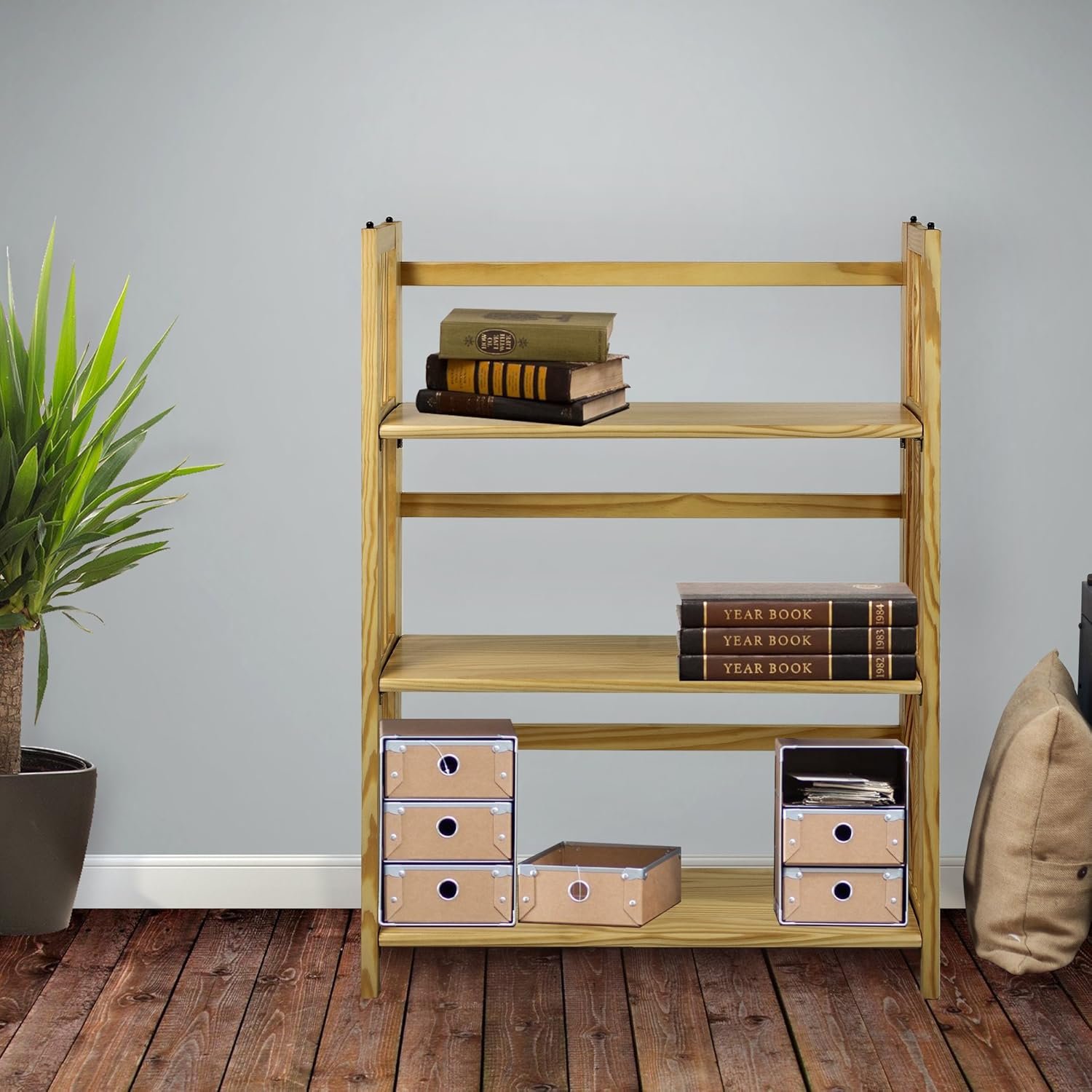 Wooden Bookshelf